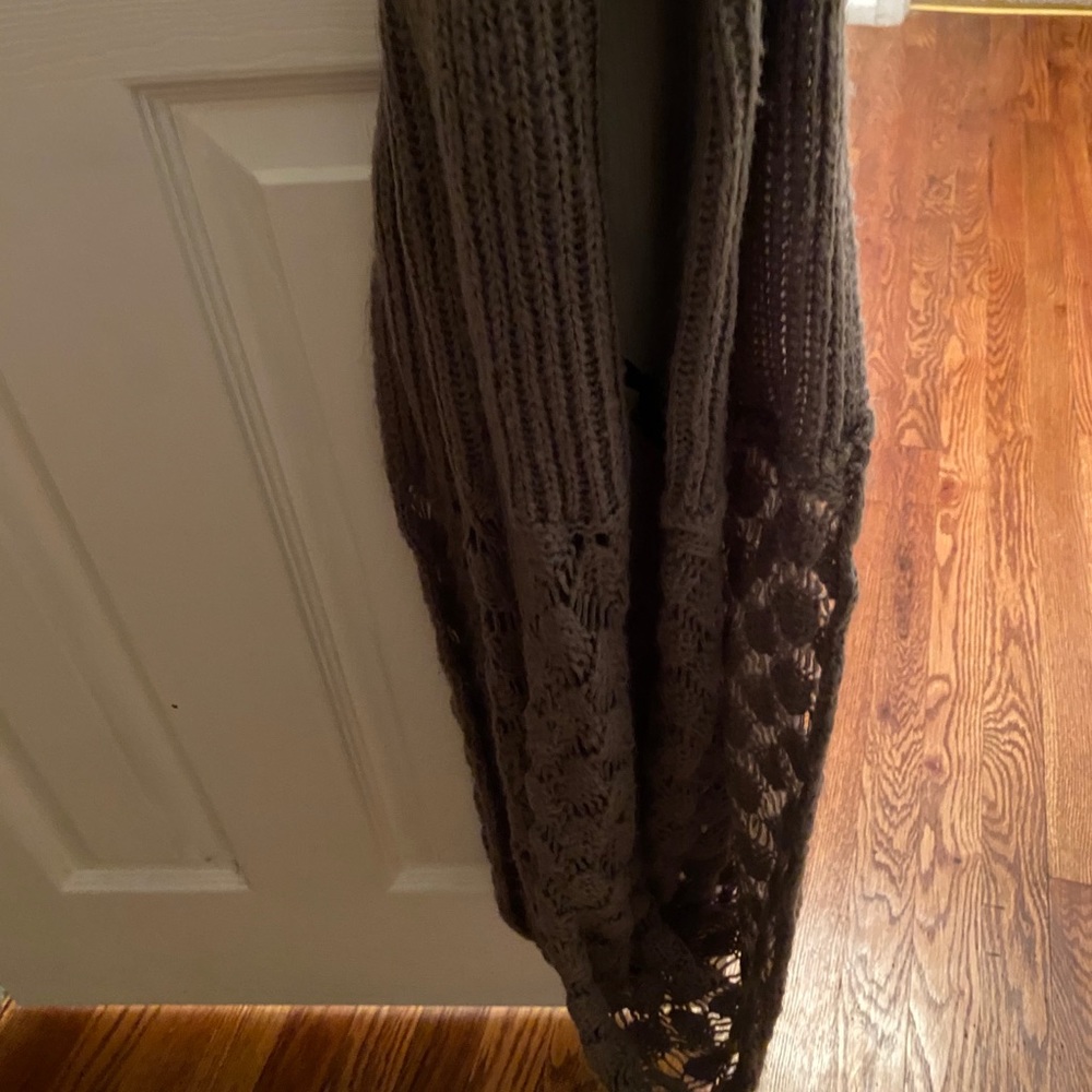 Mocha colored infinity scarf